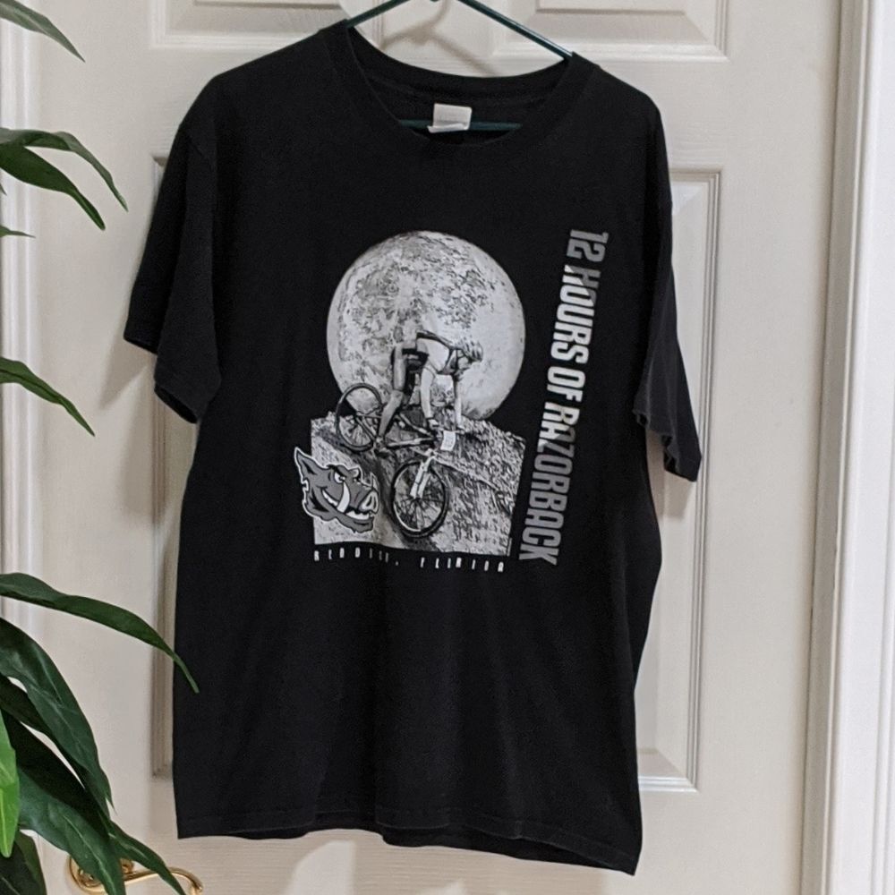 Gildan Men's Double Sided Graphic Short Sleeve Tee Size Large
